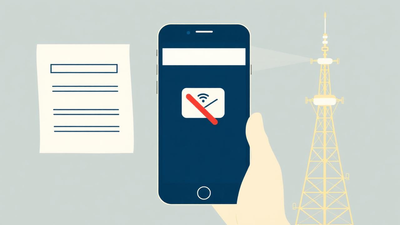 Illustration of an undelivered ride notification text message beside a chauffeur vehicle